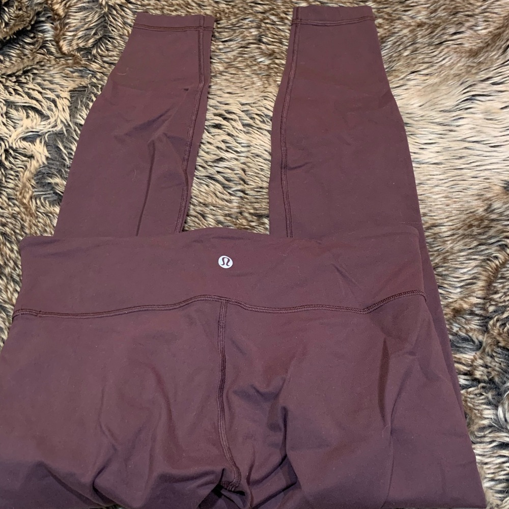 Lululemon Wunder Under Low-Rise Tight (Full-On Luon 28") Pelt Size 10